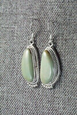 Turquoise & Sterling Silver Earrings - Lee Shorty