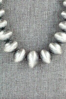 Sterling Silver Navajo Pearl Necklace - Presley Haley