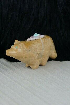 Wolf Zuni Fetish Carving - Delvin Leekya - High Lonesome Trading