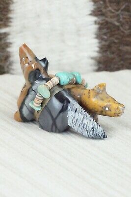 Wolf Zuni Fetish Carving - Daisy Natewa