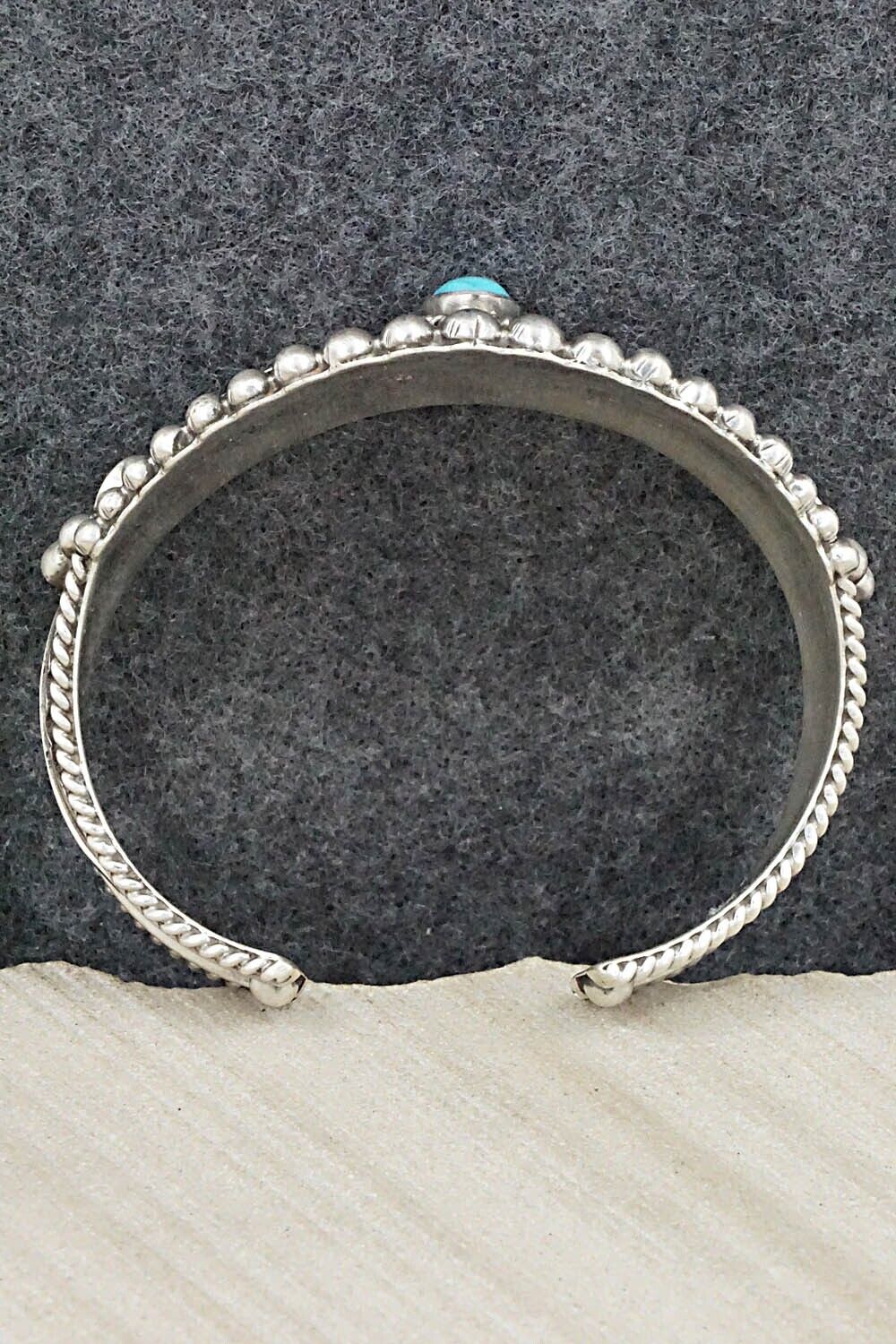 Turquoise & Sterling Silver Bracelet - Tom Lewis
