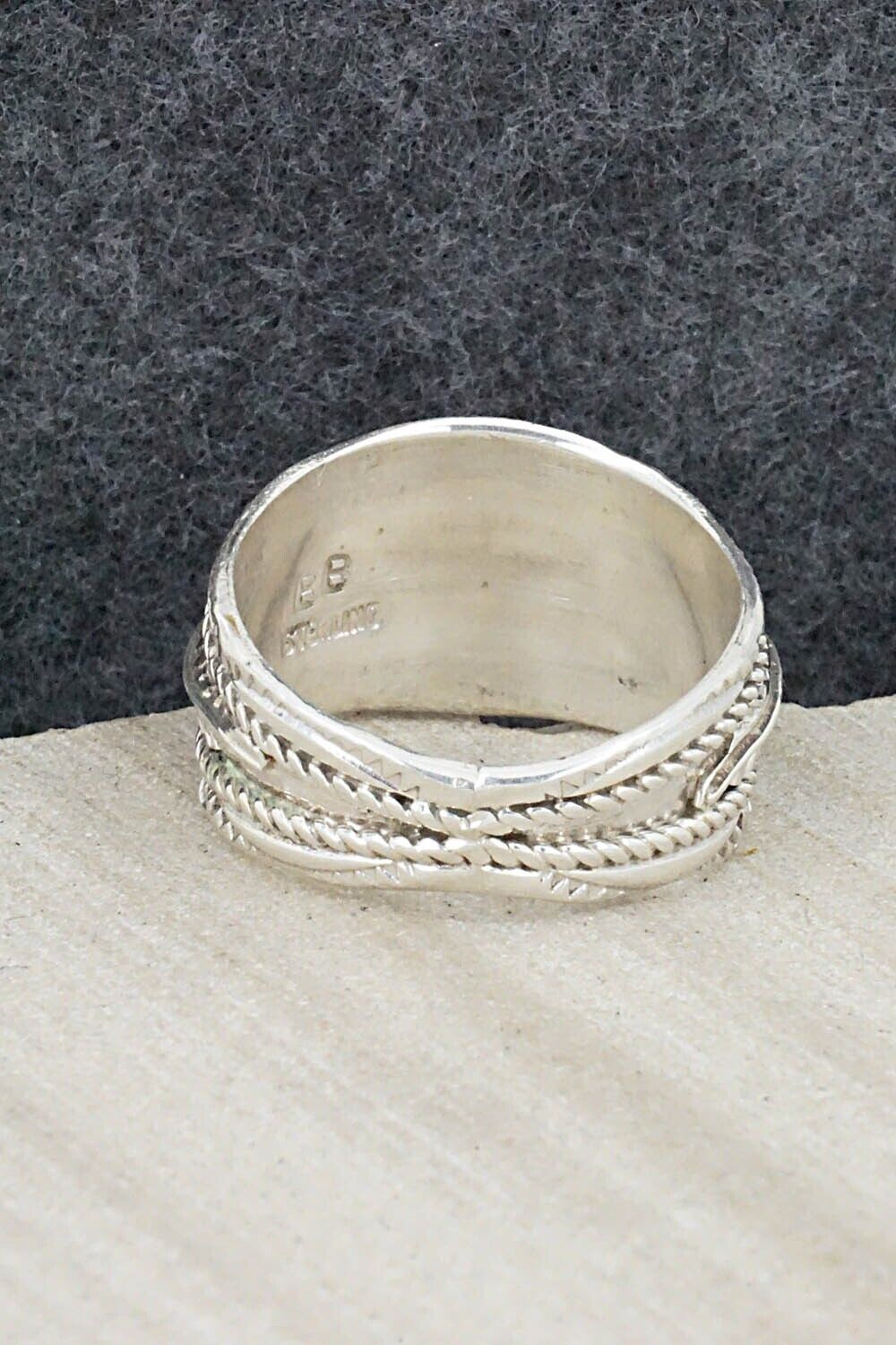 Turquoise and Sterling Silver Ring - Betty Begay - Size 12