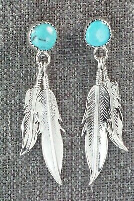 Turquoise and Sterling Silver Earrings - Sharon McCarthy
