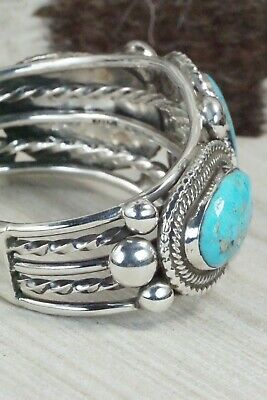 Turquoise & Sterling Silver Bracelet - Rick Martinez