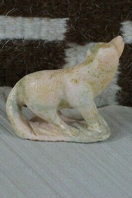 Wolf Zuni Fetish Carving - Calvin Weeka Jr. - High Lonesome Trading