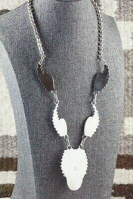 Turquoise and Sterling Silver Necklace - Davey Morgan