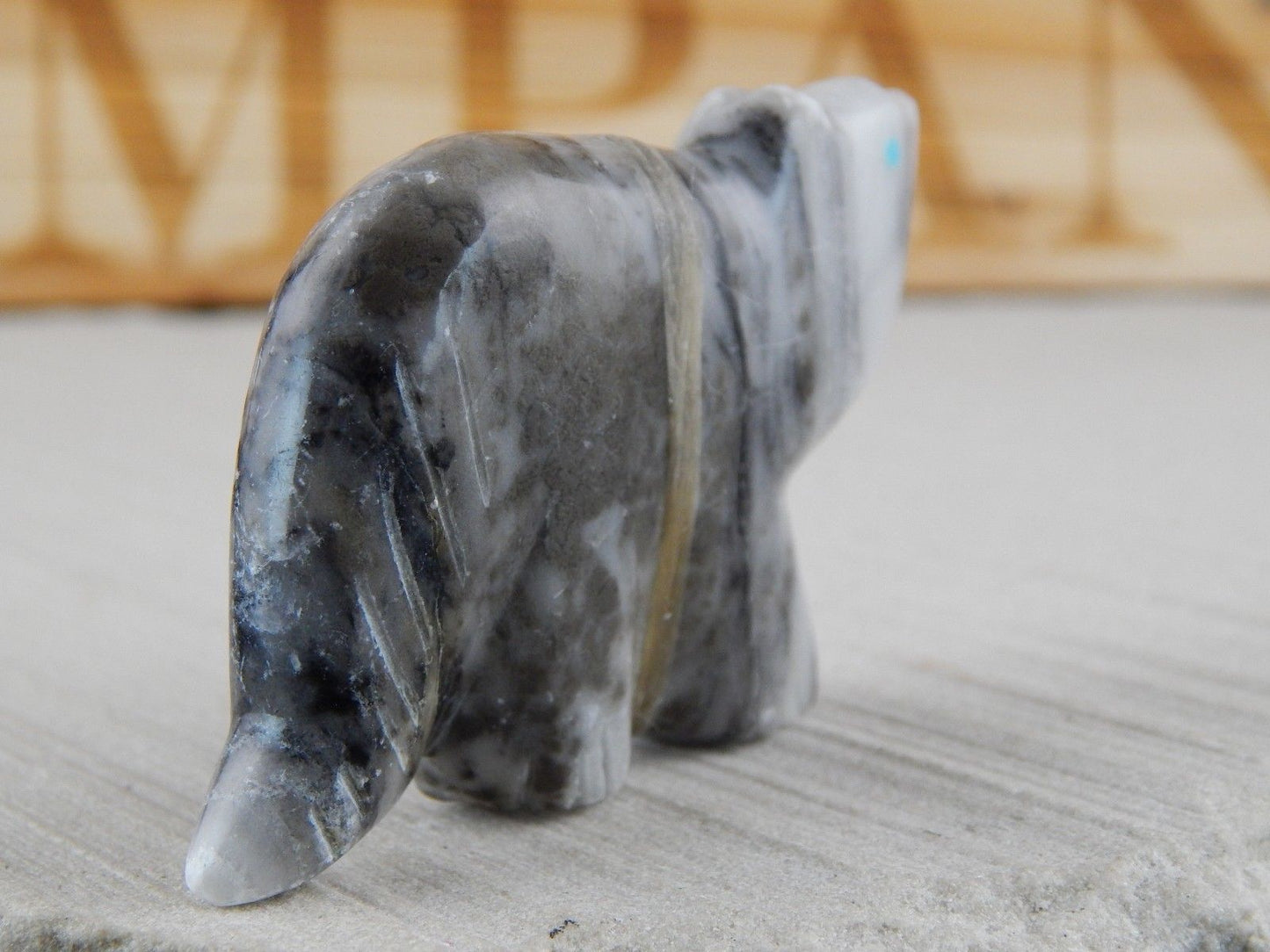 Bear Zuni Fetish Carving - Lena Boone - High Lonesome Trading
