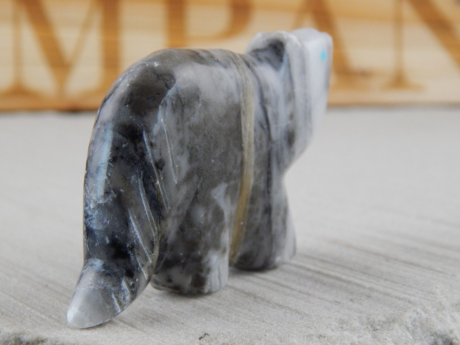 Bear Zuni Fetish Carving - Lena Boone - High Lonesome Trading