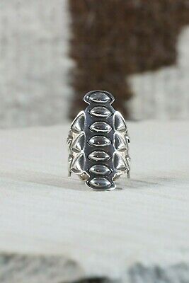 Navajo Sterling Silver Ring - Native American - Size 8.75 - High Lonesome Trading