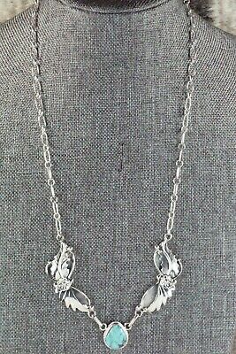 Turquoise & Sterling Silver Necklace - Sarah Yazzie