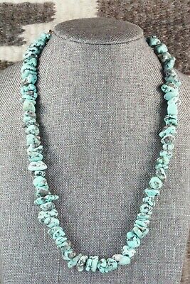 Turquoise & Sterling Silver Necklace - Louise Joe