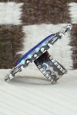 Lapis & Sterling Silver Ring - Shawn Cayatineto - Size 7.5
