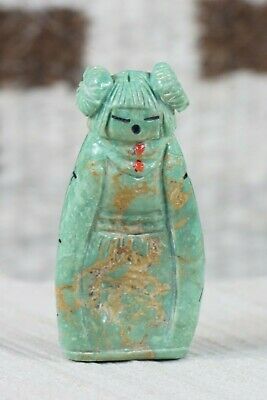 Corn Maiden Zuni Fetish Carving - Sandra Quandelacy - High Lonesome Trading