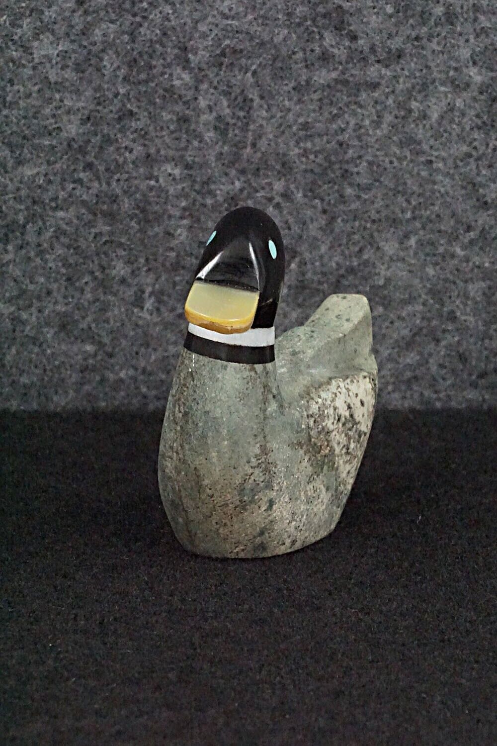 Duck Zuni Fetish Carving - Justin Natewa