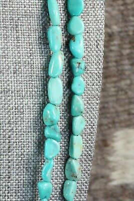 Turquoise and Sterling Silver Necklace - Navajo