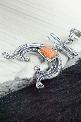 Spiny Oyster and Sterling Silver Pendant - Kevin Billah