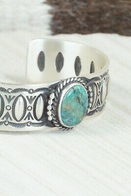 Turquoise & Sterling Silver Bracelet - Herman Smith