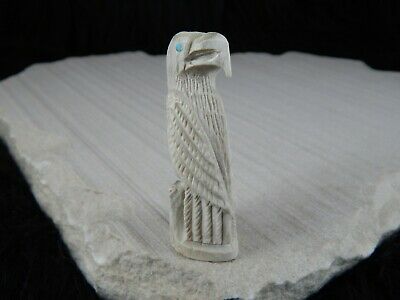 Eagle Zuni Fetish Carving - Garrick Weeka - High Lonesome Trading