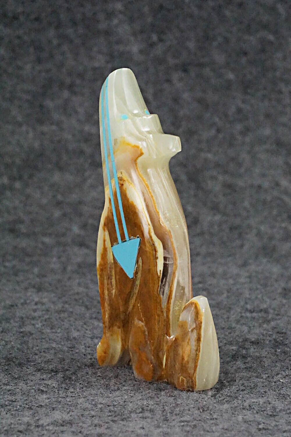 Coyote Zuni Fetish Carving - Rodney Laiwakete