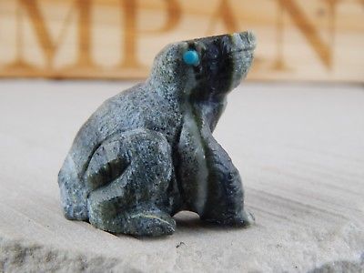 Frog Zuni Fetish Carving - Herbert Him - High Lonesome Trading