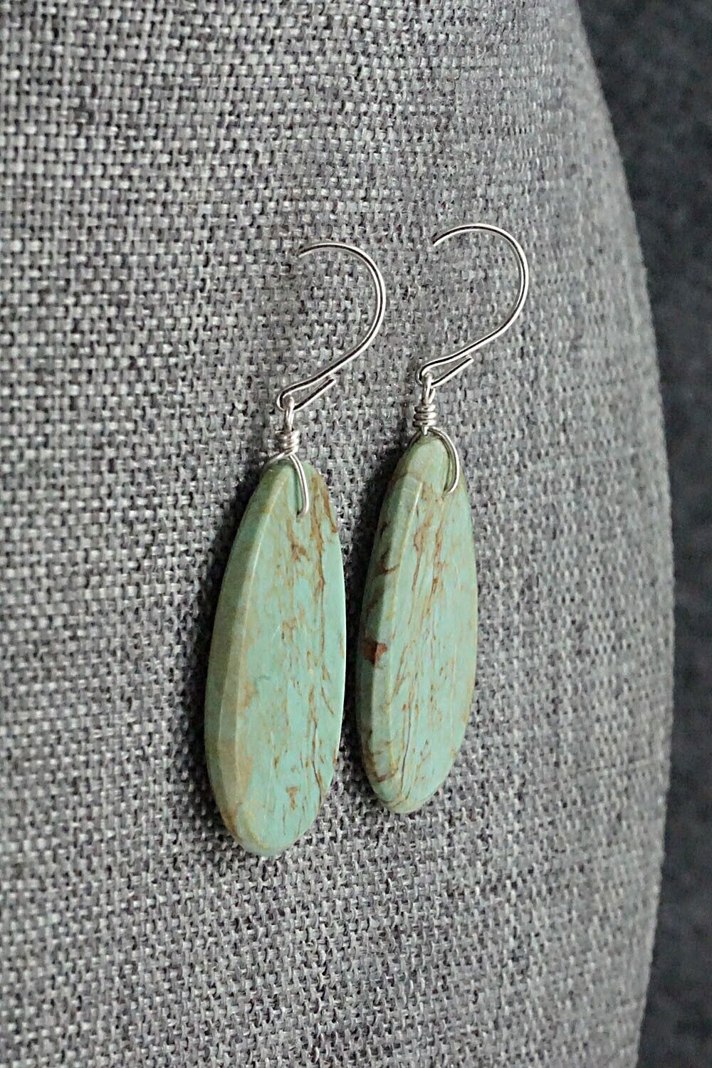 Turquoise & Sterling Silver Earrings - Sharon Abeyta
