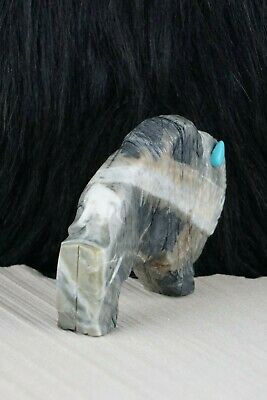 Buffalo Zuni Fetish Carving - Kevin Quam - High Lonesome Trading