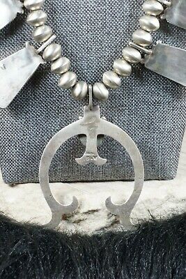 Spiny Oyster & Sterling Silver Squash Blossom and Earrings - Selina Warner