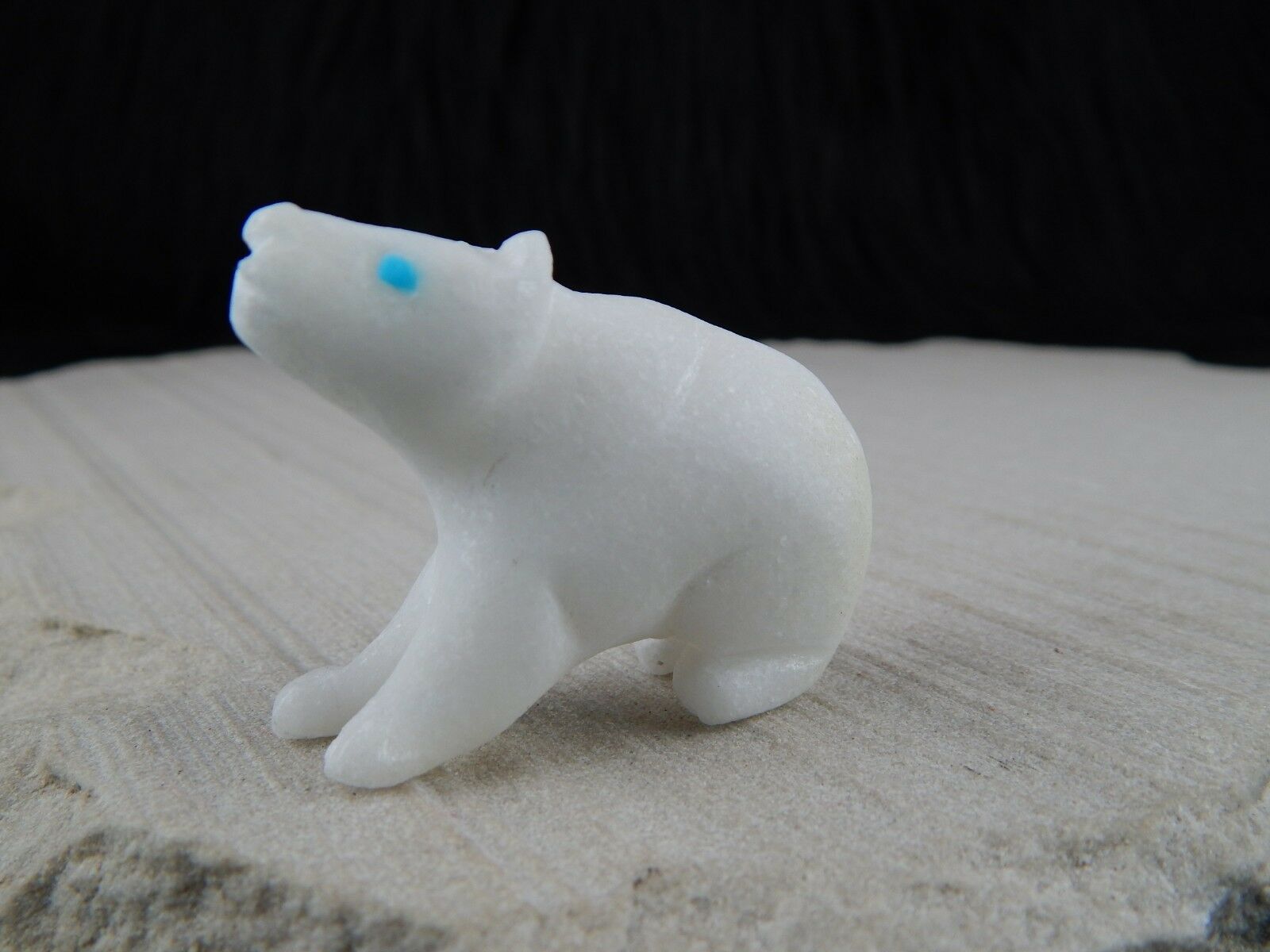 Bear Zuni Fetish Carving - Herbert Him - High Lonesome Trading