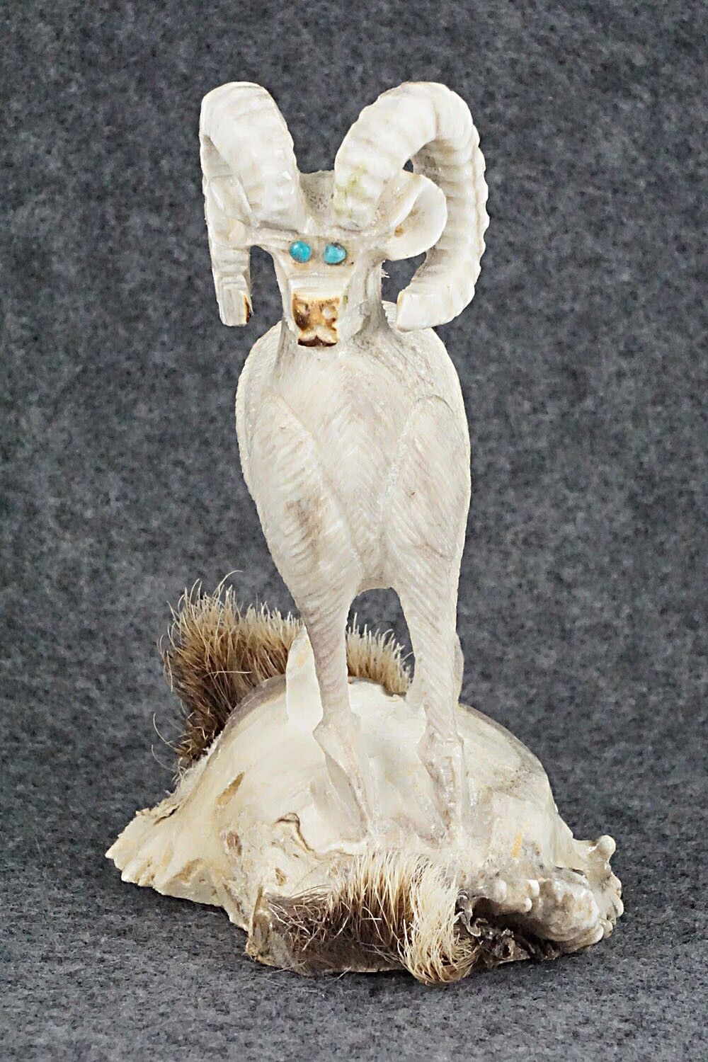 Ram Zuni Fetish Carving - Garrick Weeka
