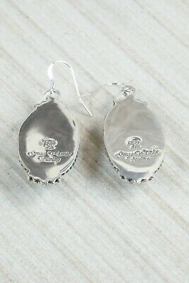 Turquoise & Sterling Silver Earrings - Greg Yazzie