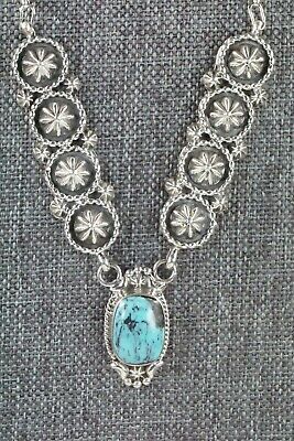 Turquoise & Sterling Silver Necklace - Bobby Platero