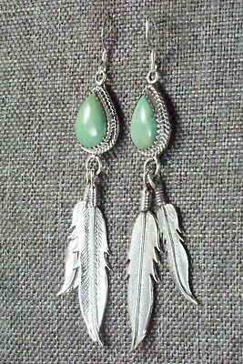 Turquoise & Sterling Silver Earrings - Judy Largo