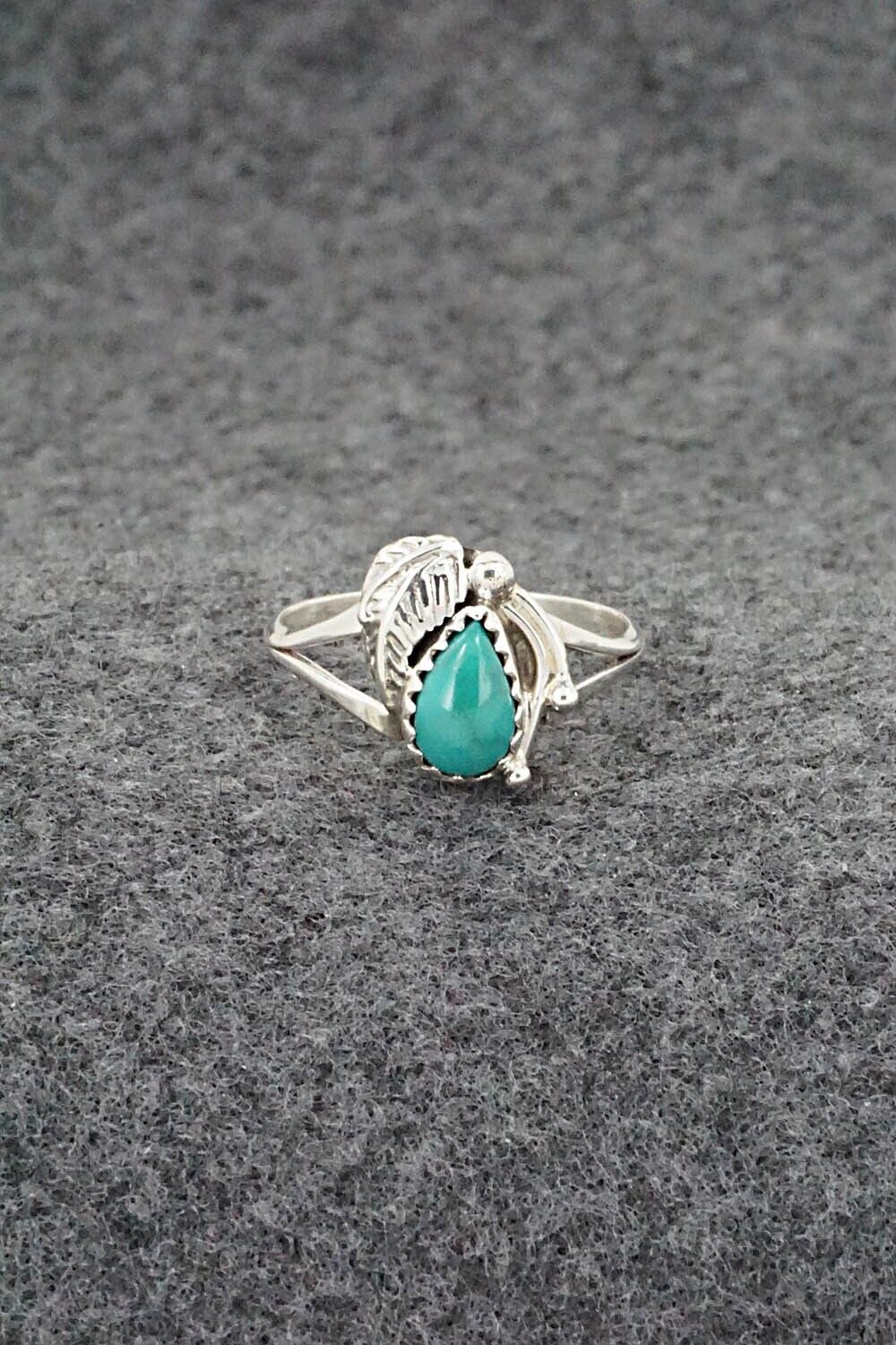 Turquoise & Sterling Silver Ring - Letricia Largo - Size 7.25