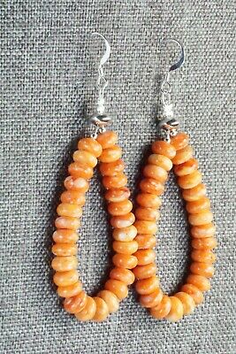 Spiny Oyster & Sterling Silver Earrings - Louise Joe