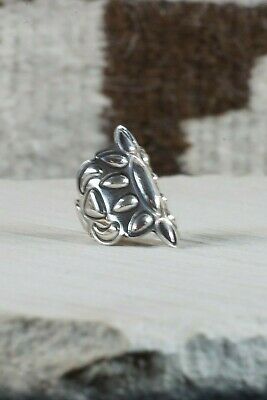 Navajo Sterling Silver Ring - Native American - Size 9.5 - High Lonesome Trading