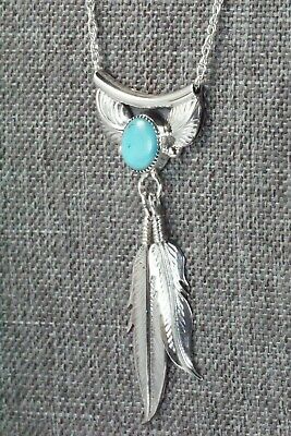 Turquoise & Sterling Silver Necklace - Sharon McCarthy