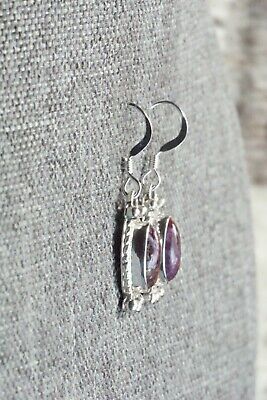 Spiny Oyster & Sterling Silver Earrings - Adelarae Yazzie