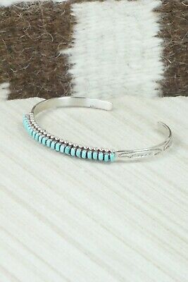 Turquoise & Sterling Silver Bracelet - Irma Unkestine