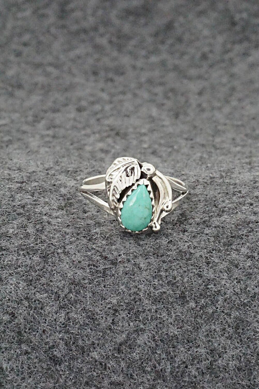 Turquoise & Sterling Silver Ring - Letricia Largo - Size 5.75