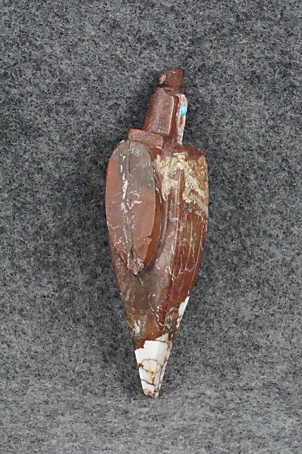 Eagle Zuni Fetish Carving - Ronnie Lunasee