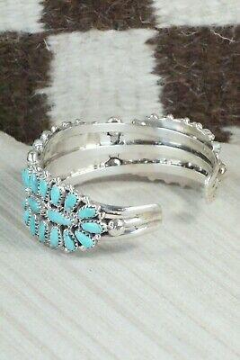 Turquoise & Sterling Silver Bracelet - Jazz Wilson - High Lonesome Trading