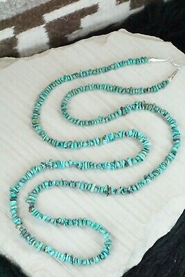 Turquoise & Sterling Silver Necklace - Navajo