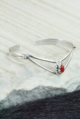 Coral and Sterling Silver Bracelet - Elton Cadman