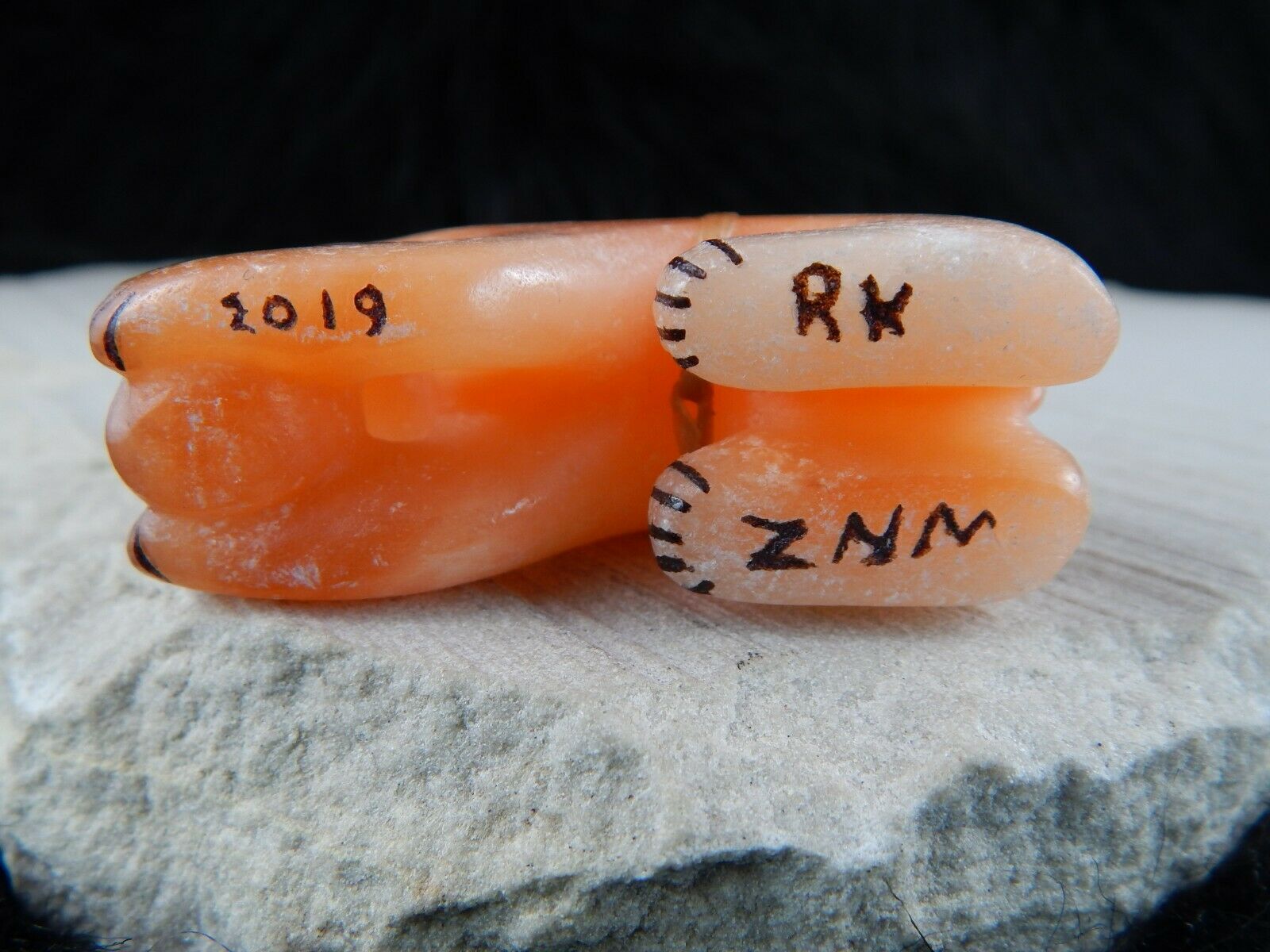 Bear Zuni Fetish Carving - Rick Kallestewa - High Lonesome Trading