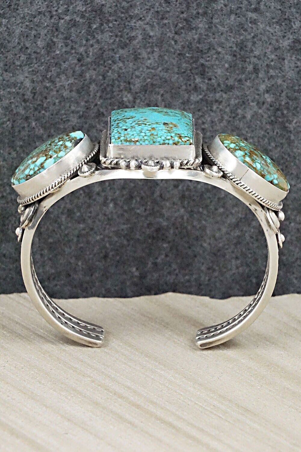 Turquoise & Sterling Silver Bracelet - Derrick Gordon
