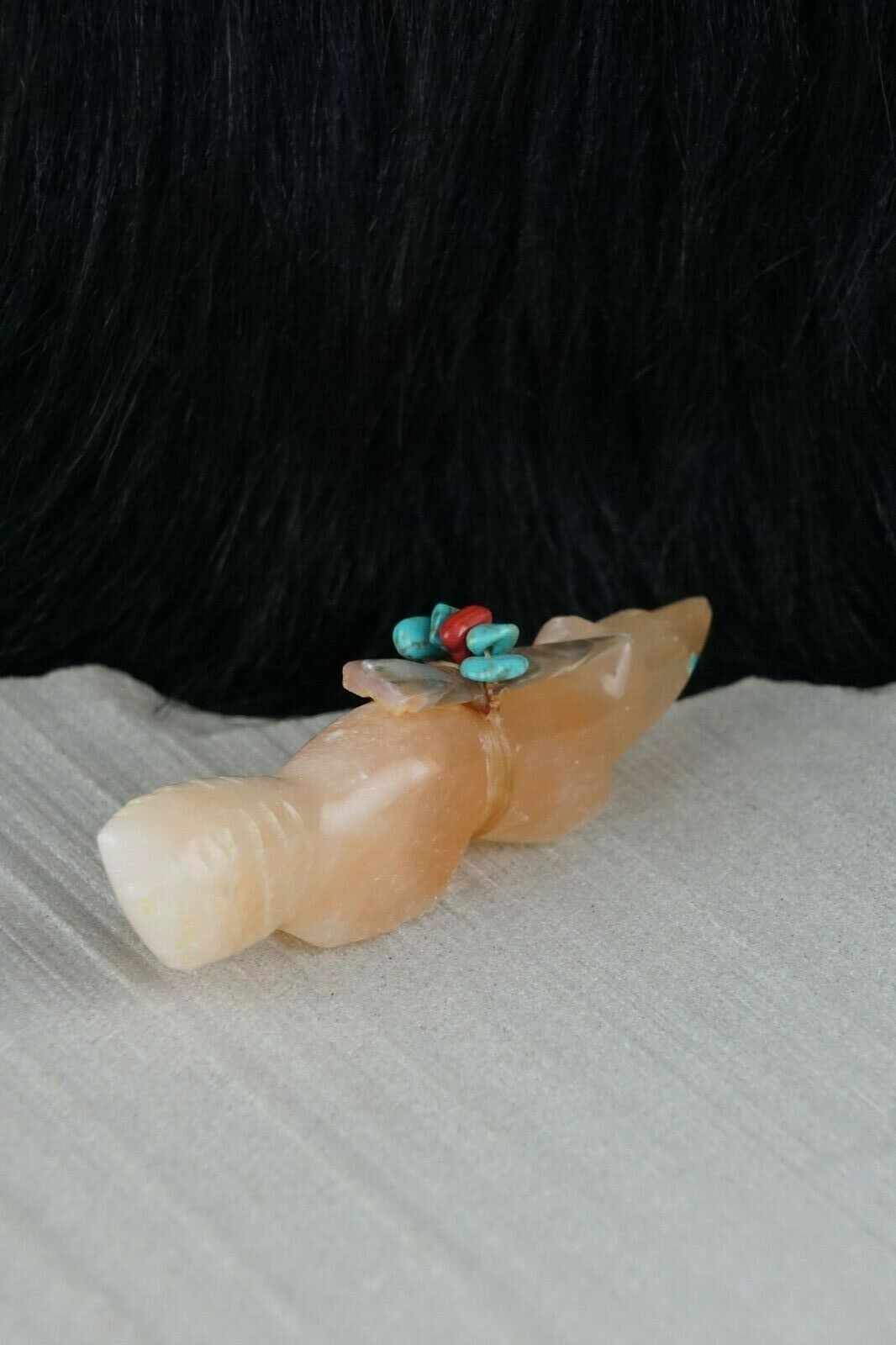 Wolf Zuni Fetish Carving - Lena Boone - High Lonesome Trading