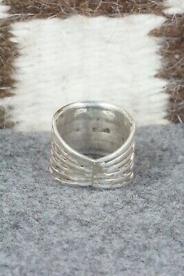 White Buffalo & Sterling Silver Ring - Claresse Kylestewa - Size 7