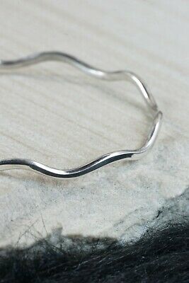 Navajo Sterling Silver Bangle - Elaine Tahe