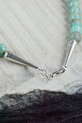 Turquoise & Sterling Silver Necklace - Navajo