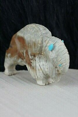 Buffalo Zuni Fetish Carving - Kevin Quam - High Lonesome Trading